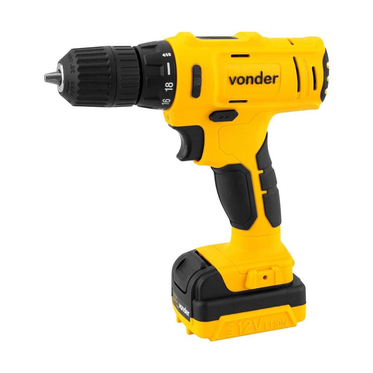 Parafusadeira à Bateria 3/8'' 12V BIV Pfv 120 Vonder - 1