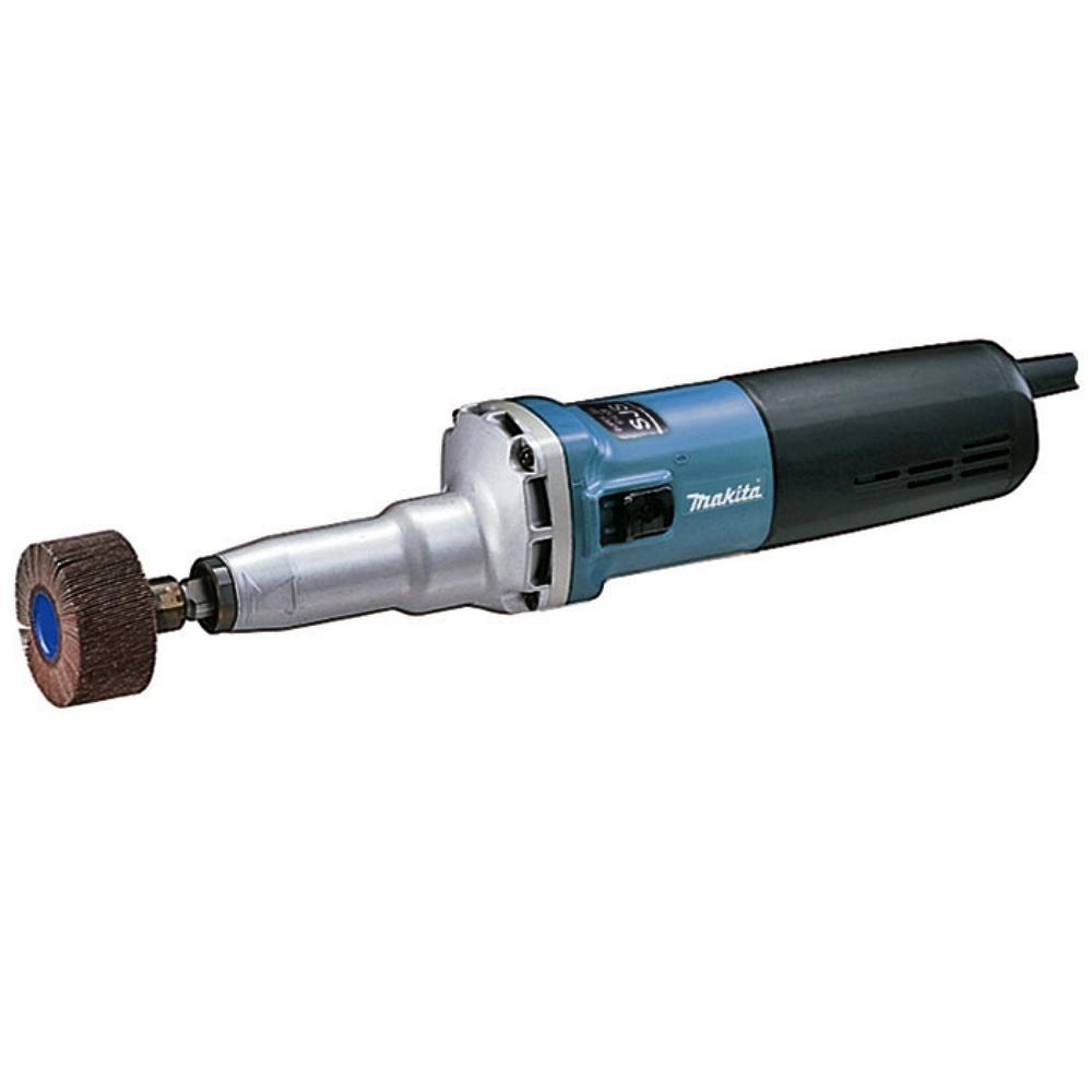 Retificadeira 8mm 5/16'' 750W 7000 RPM Pinça 6mm Industrial Metal com Chave GD0810C 220V Makita - 7