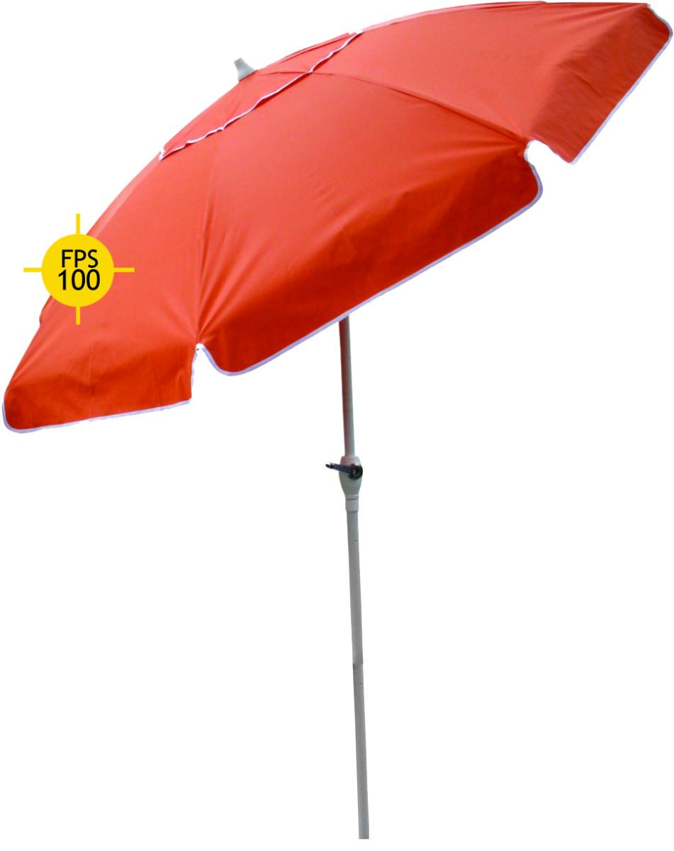 Ombrellone Articulado Alumínio 2,50M Laranja Bel Lazer - 1