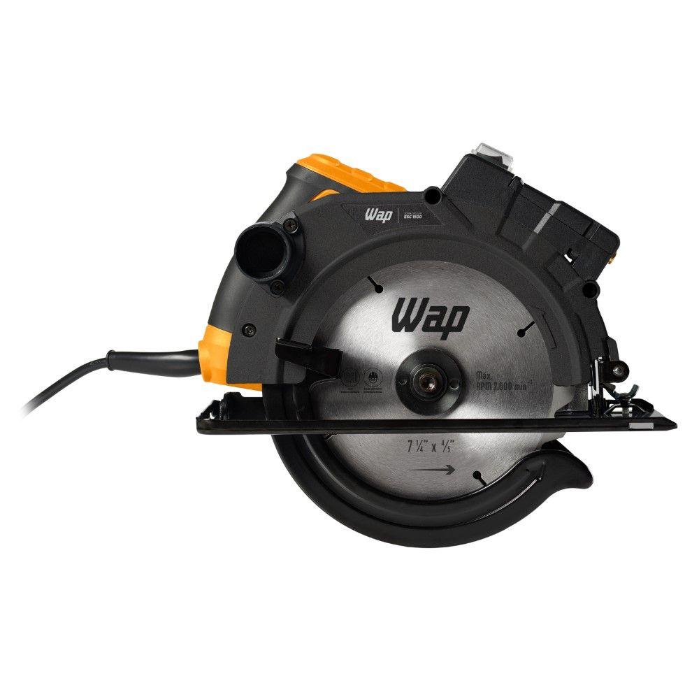 Serra Circular WAP ESC 1500 Potência de 1500W e Guia Laser para Cortes Precisos 220V - 8