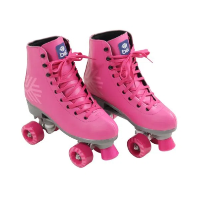 Patins Quadro Rodas Quad Retrô 36 Rosa  756210 Bel