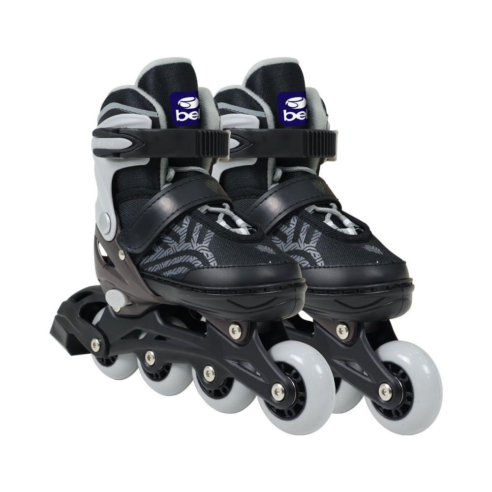 Patins Inline Bel Flexx 3.0 Prata P (29-32) (P55) - 1