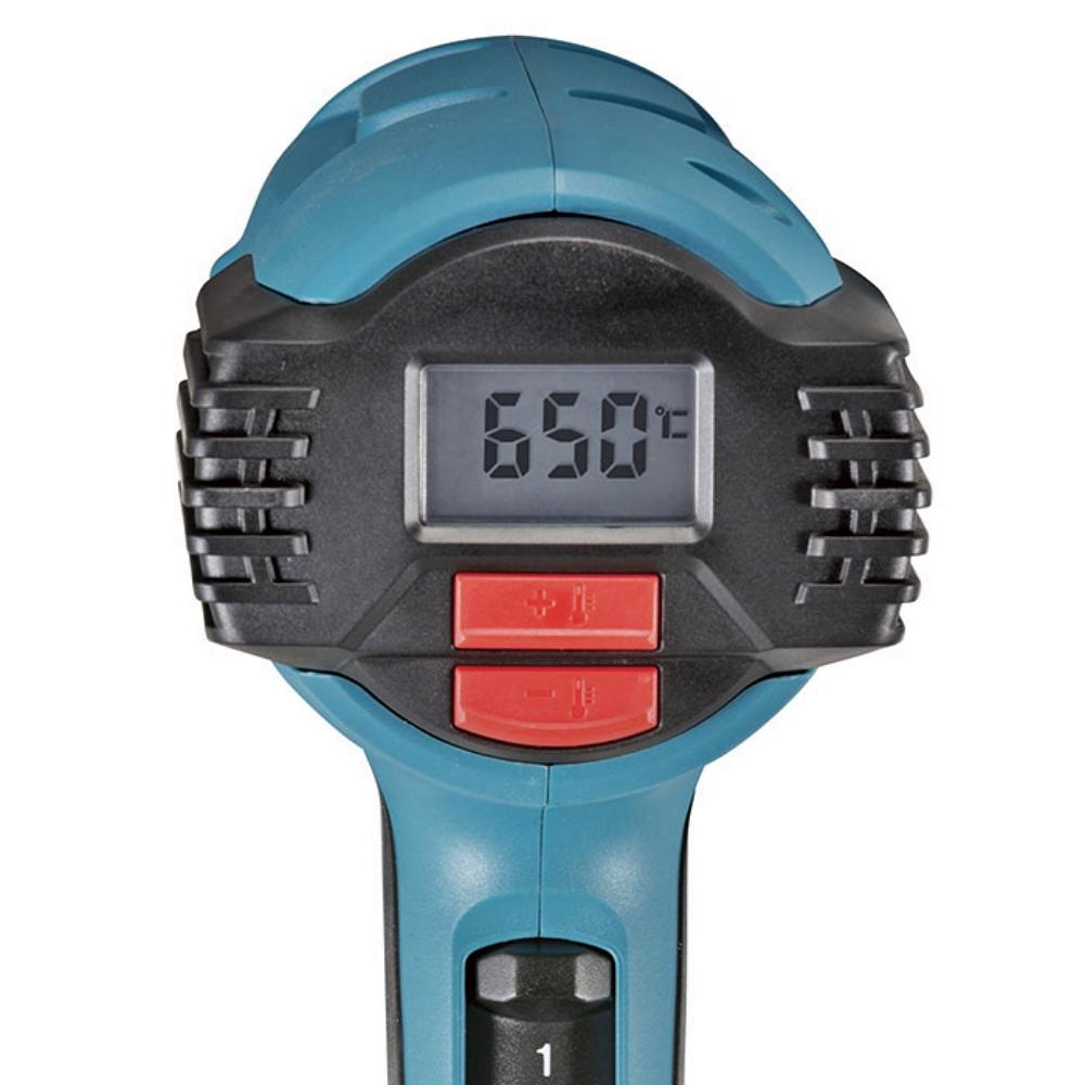 Soprador Térmico Quente 2000W 50 à 650 Graus Visor LCD com Maleta HG6530VK 220 Makita - 4