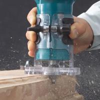 Tupia 6mm com Base Articulada 530W 30000 RPM Pinça 6mm com CJ Guia Chaves e Pinça 3709 220V Makita