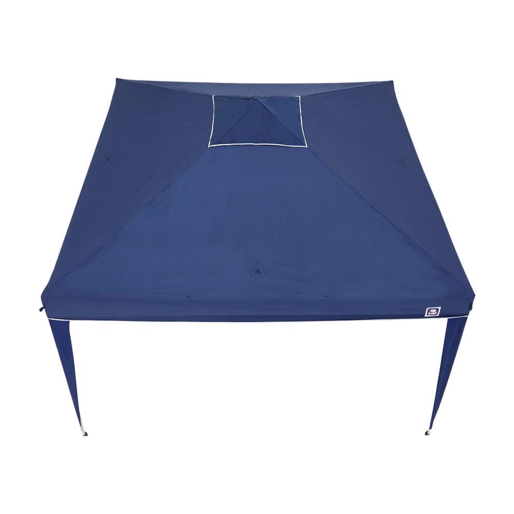 Tenda Gazebo Dobrável 3,00 X 3,00 m Azul - Bel Lazer - 2