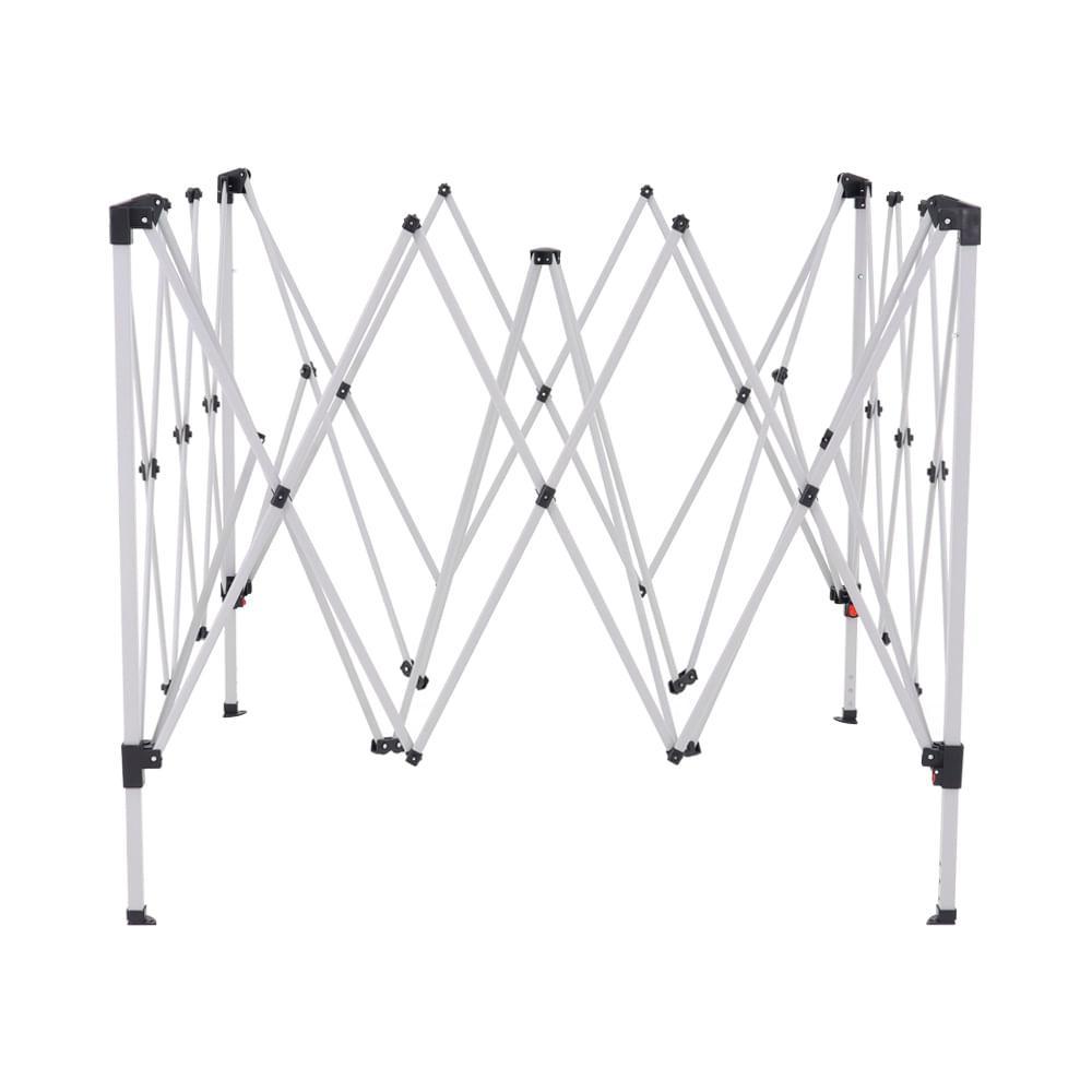 Tenda Gazebo Dobrável 3,00 X 3,00 m Azul - Bel Lazer - 4