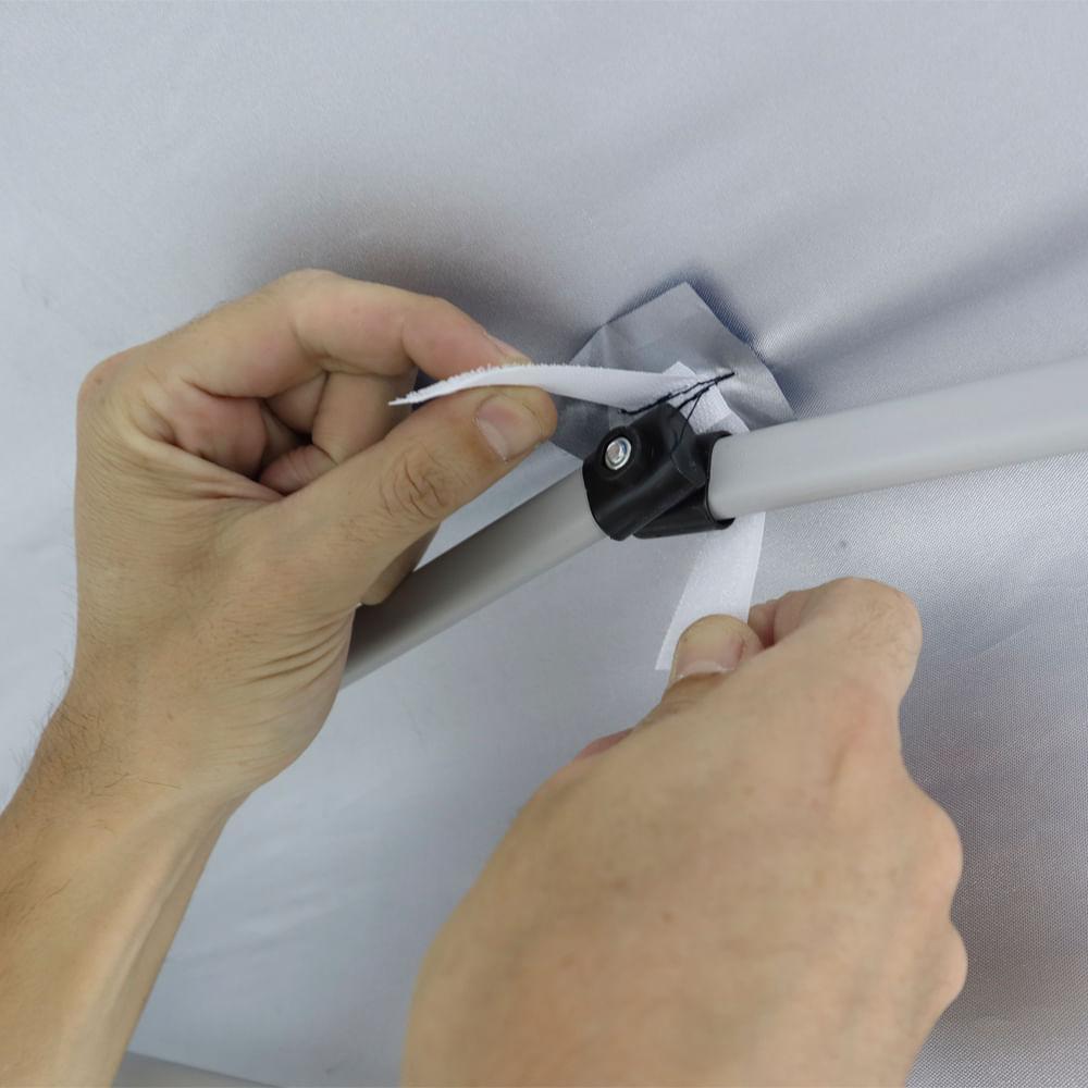 Tenda Gazebo Dobrável 3,00 X 3,00 m Azul - Bel Lazer - 9