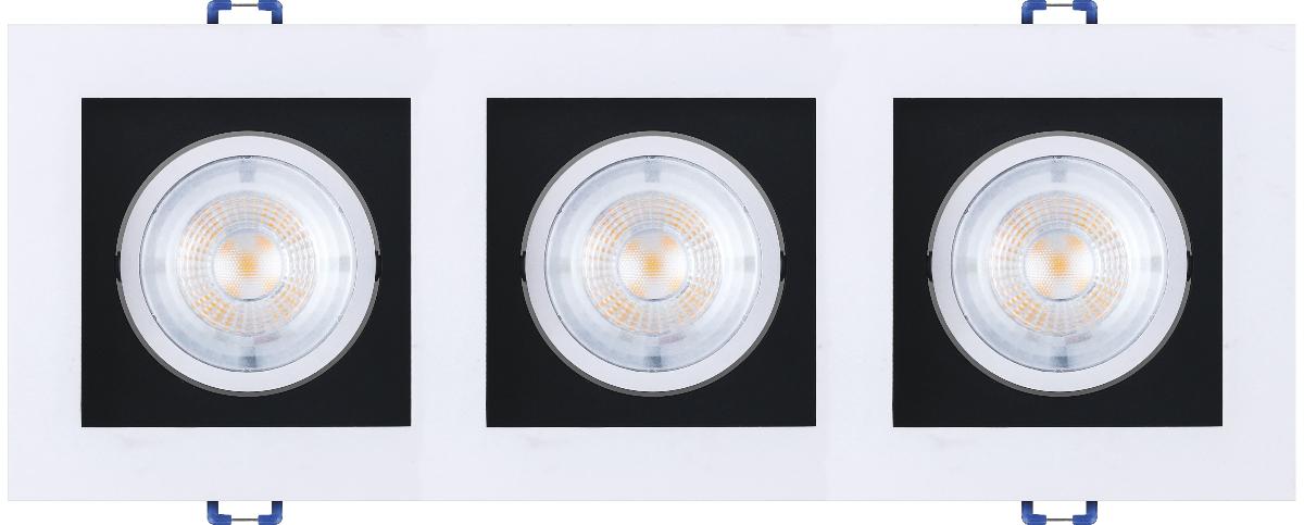 Spot LED Black 3x5W 3000K Triplo Quadrado Black+Decker - 2
