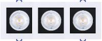 Spot LED Black 3x5W 3000K Triplo Quadrado Black+Decker - 2