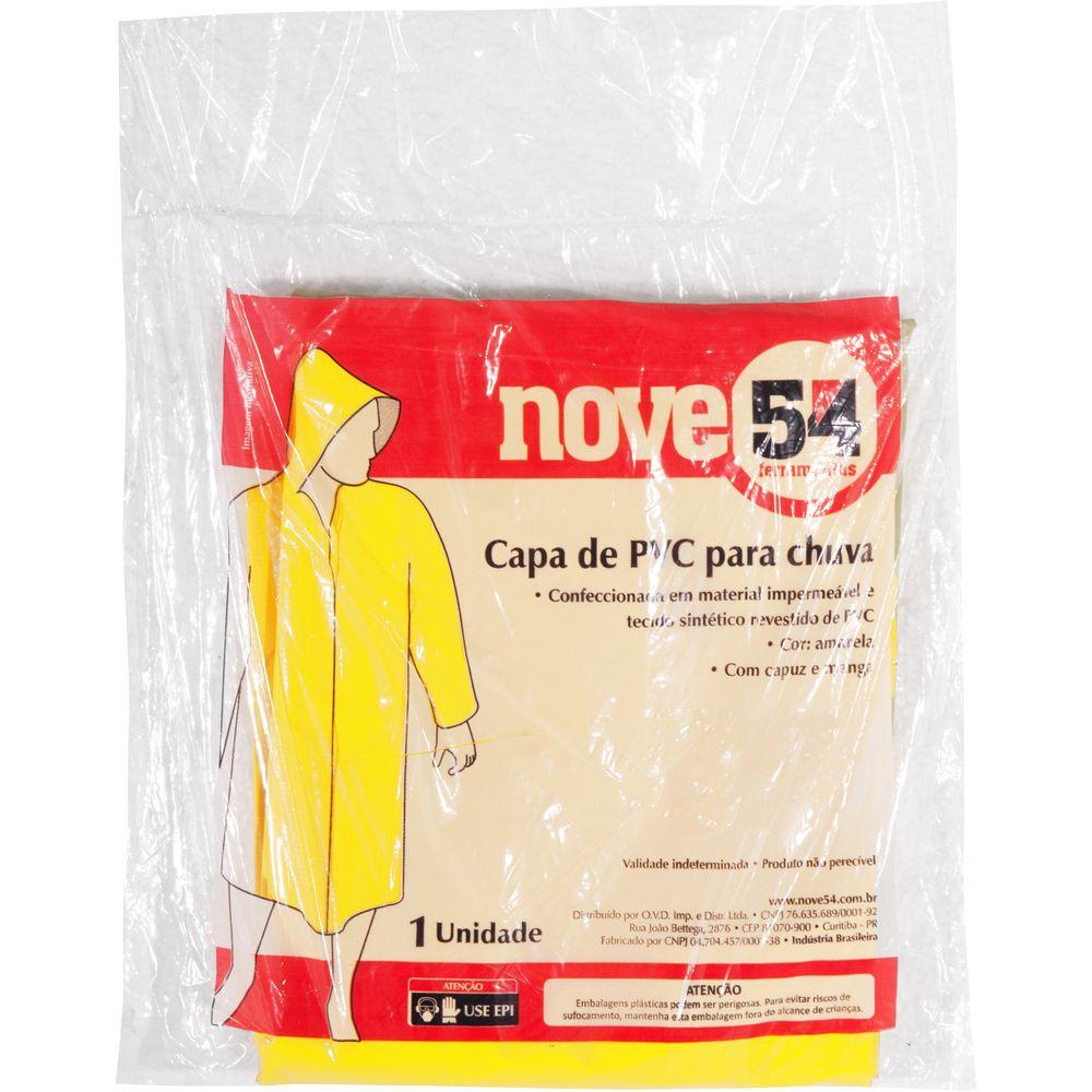 Capa Para Chuva de Pvc com Forro G Amarela - Nove54 - 2
