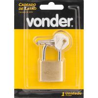 Cadeado de Latão 30mm Encartelado - Vonder - 2