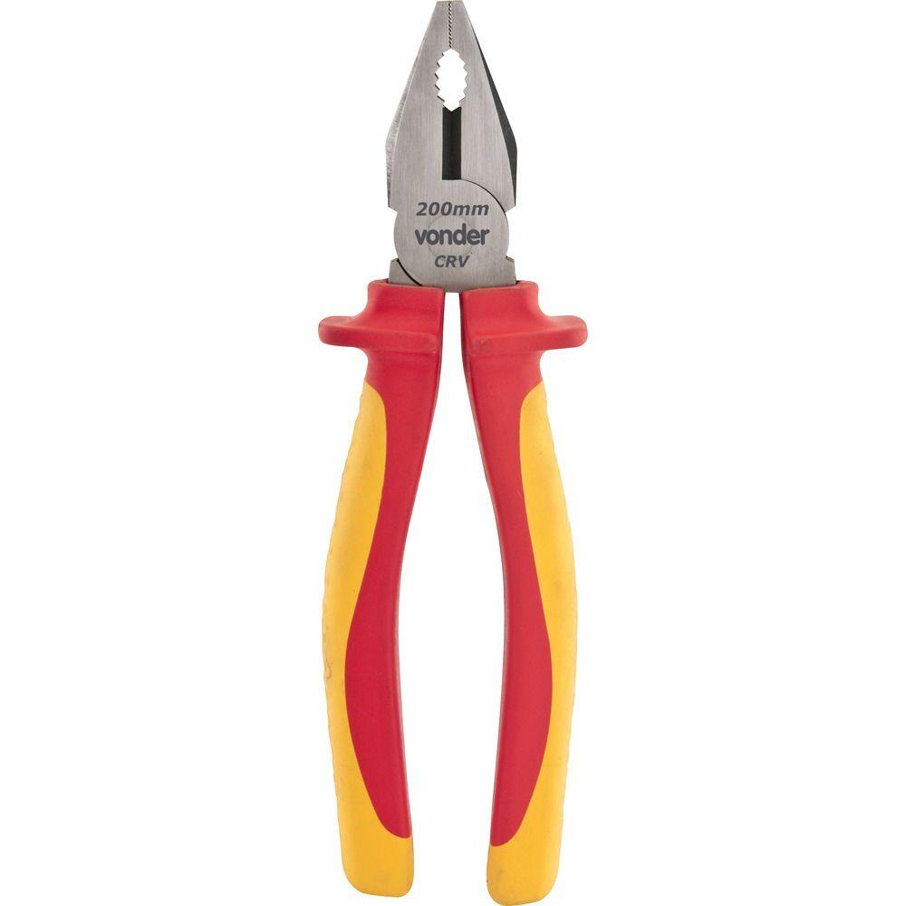 Alicate universal 8" vde cromo vanádio isolado 1000v Vonder - 3