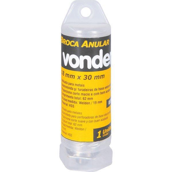 Broca Anular Encaixe Weldon 18x30mm Vonder - 2