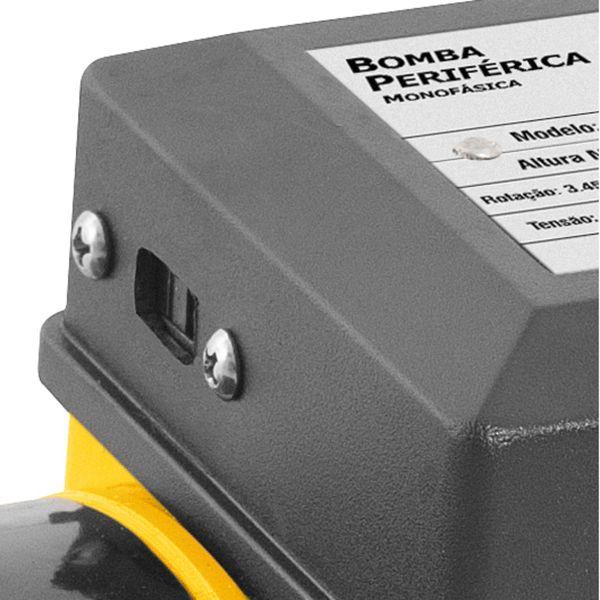 Bomba periférica 1/2 cv 127/220 v bpv375 Vonder - 6