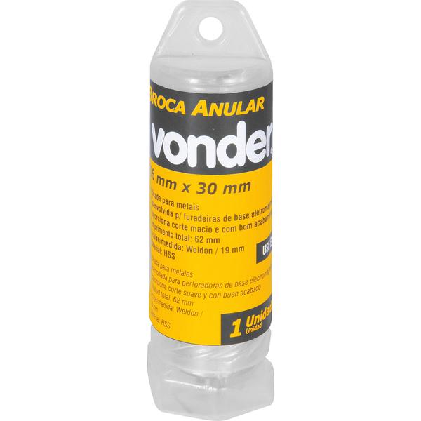Broca Anular Encaixe Weldon 16x30mm - Vonder - 4