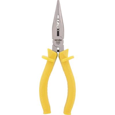 Alicate bico meia cana 6" reto vanádio isol. 1000v Vonder