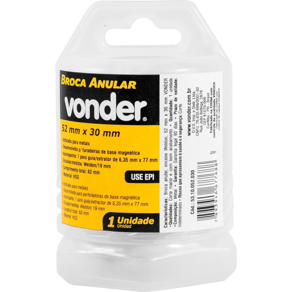 Broca Anular Encaixe Weldon 52 mmx30mm Vonder - 4