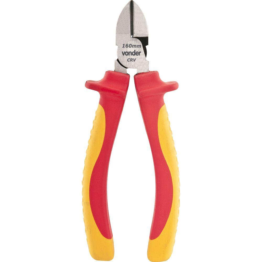 Alicate corte diag 6.5/16" vde vanádio isol. 1000v Vonder - 2