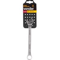 Chave combinada 15mm cromo vanádio fosco cartela Vonder - 5