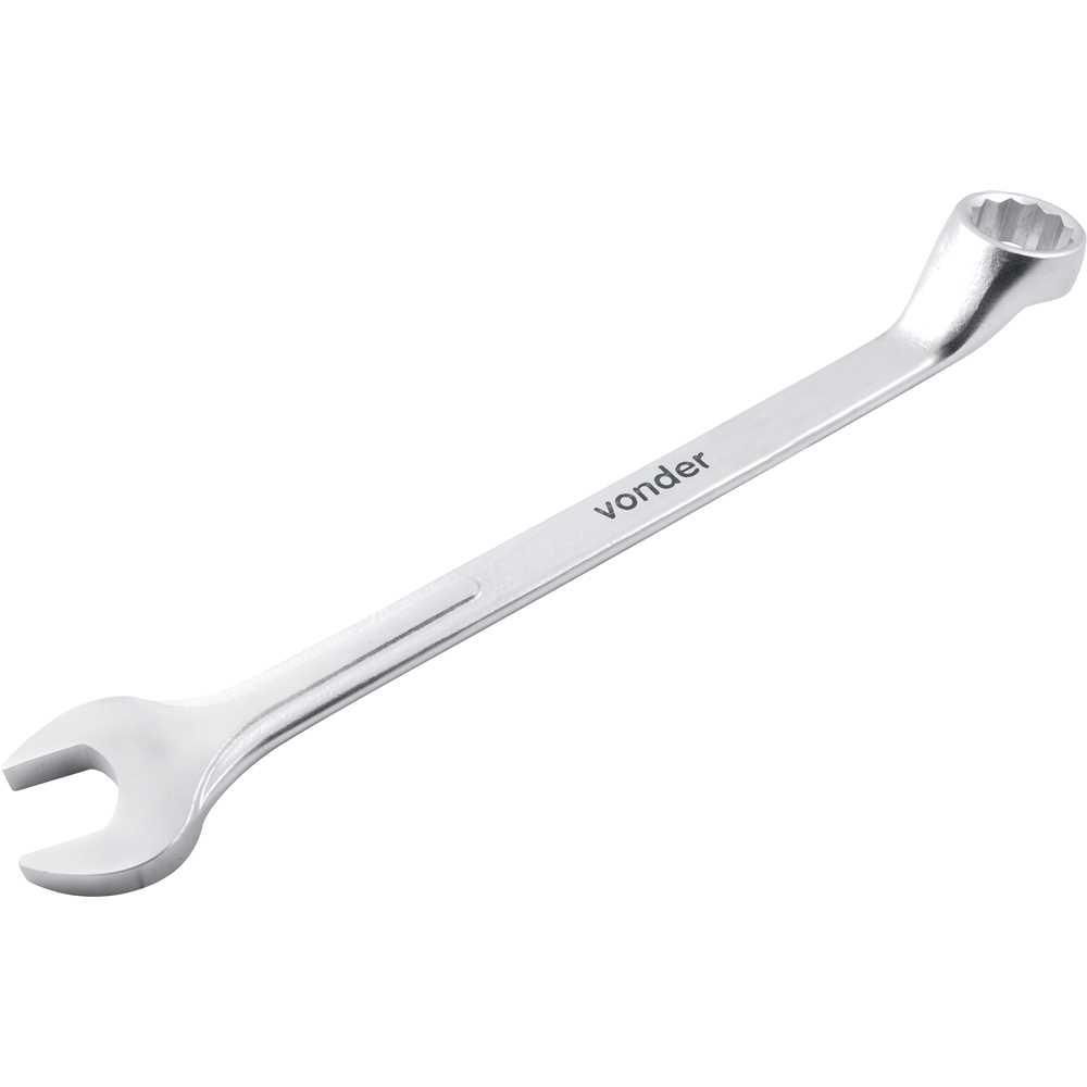 Chave combinada 28mm cromo vanádio cromada cartela Vonder - 2