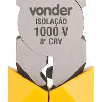 Alicate universal 8" eletricista vanádio isol. 1000v Vonder - 7