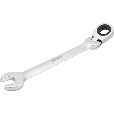 Chave combinada c/ catraca articulada 13mm vanád. Vonder