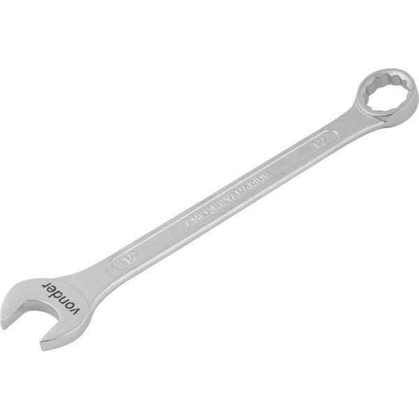 Chave combinada 19mm cromo vanádio fosco cartela Vonder - 1