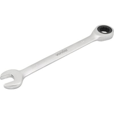 Chave combinada com catraca 17mm cromo vanádio - Vonder