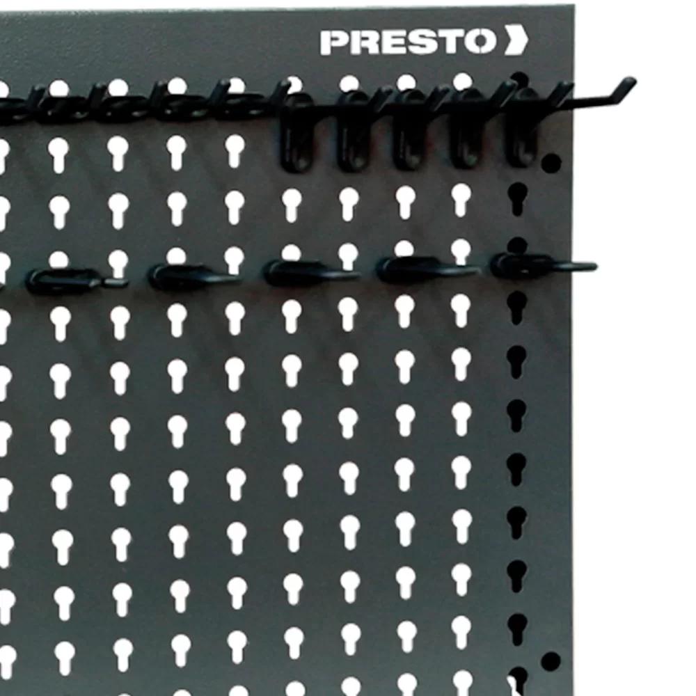 Painel para Ferramentas Aço 37,5x57,5cm c/ 24 Ganchos Presto - 2