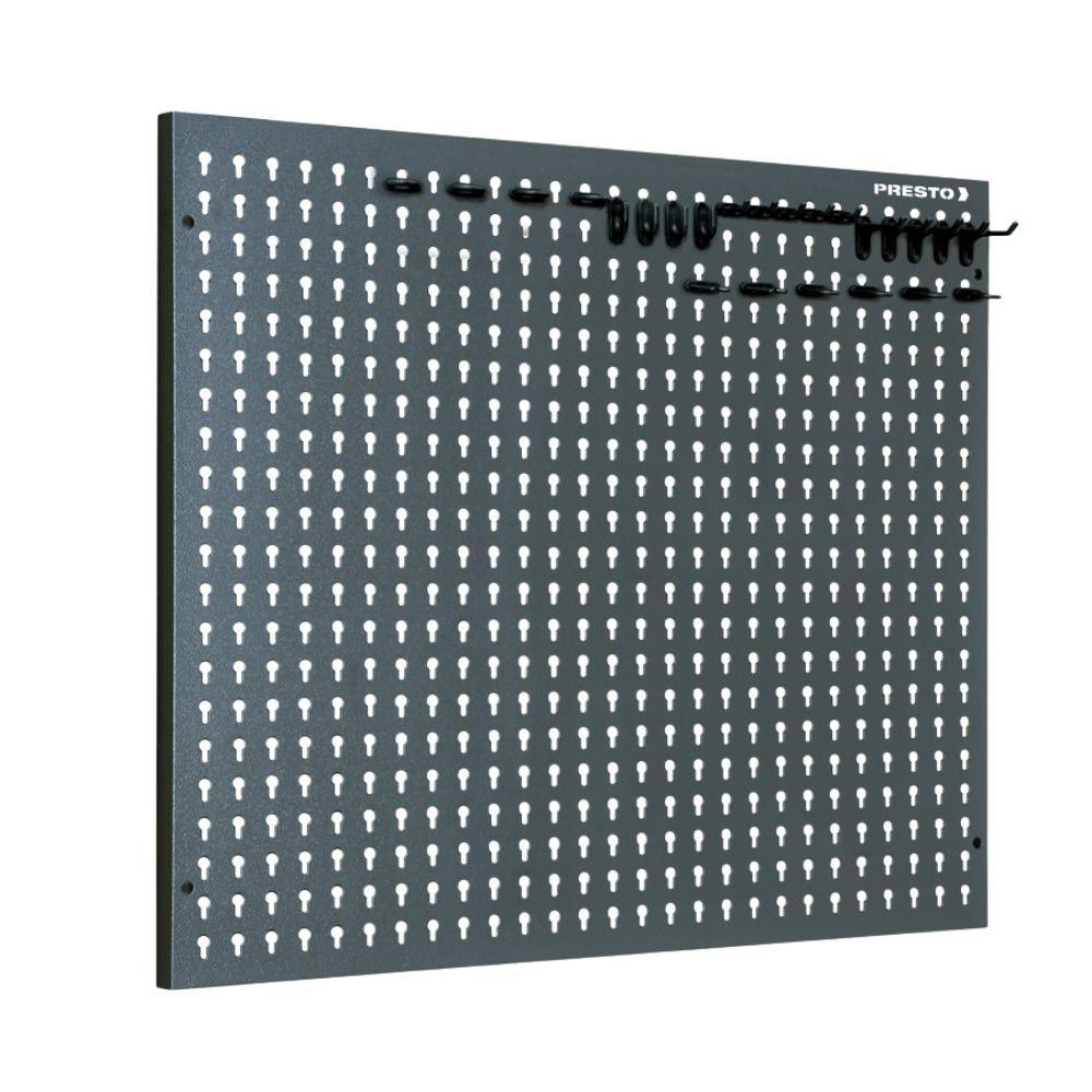 Painel para Ferramentas Aço 37,5x57,5cm c/ 24 Ganchos Presto - 4