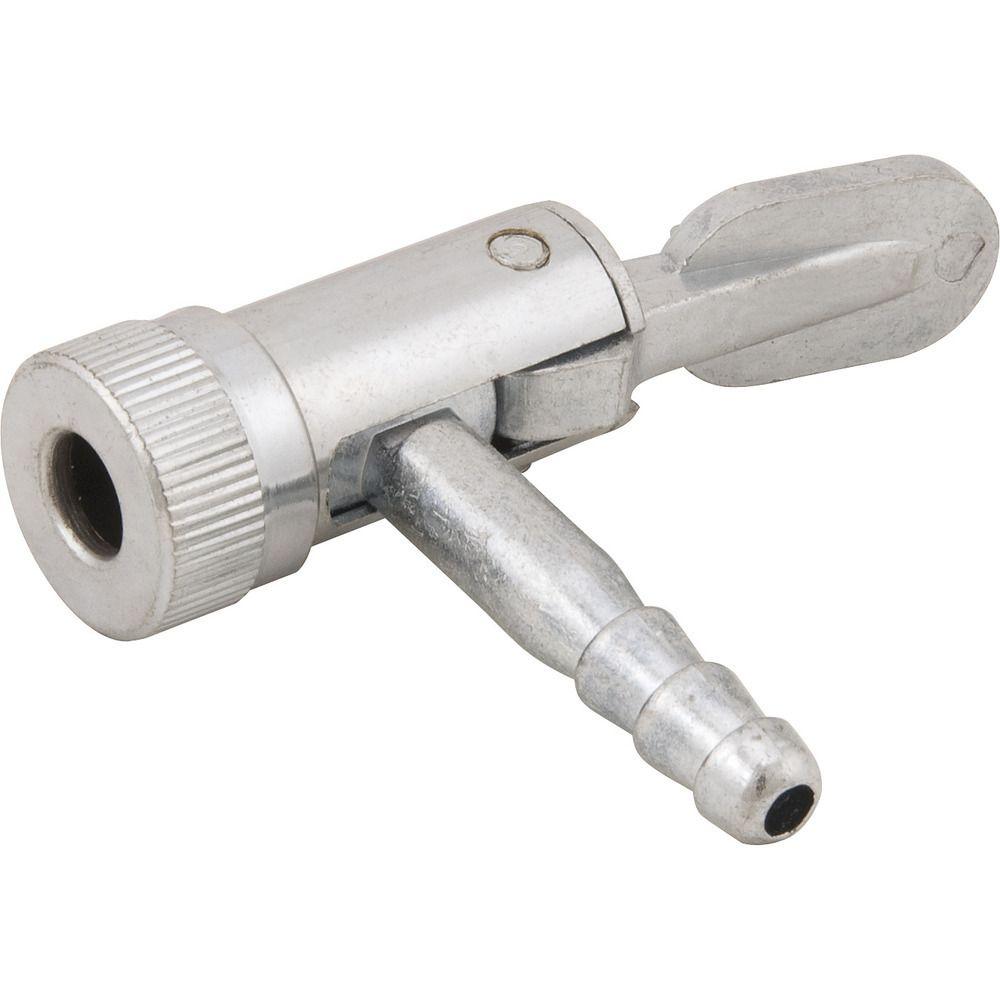 Bico p/ encher pneu c/ presilha espiga 5/16" zincado Vonder - 3