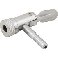 Bico p/ encher pneu c/ presilha espiga 5/16" zincado Vonder - 3