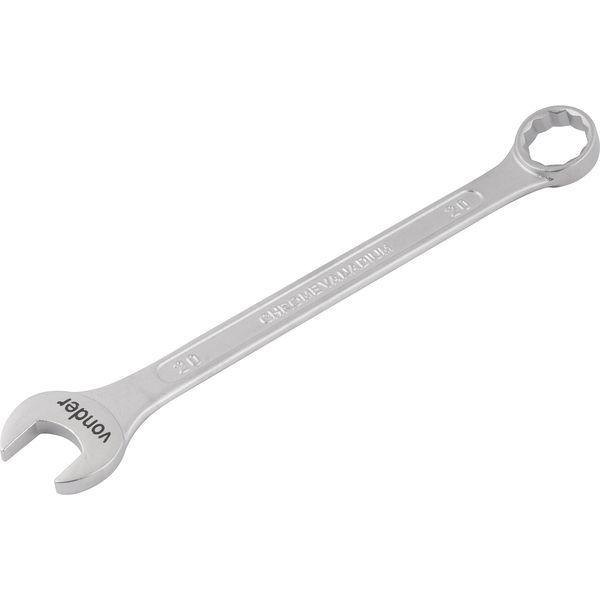 Chave combinada 20mm cromo vanádio fosco cartela Vonder - 1
