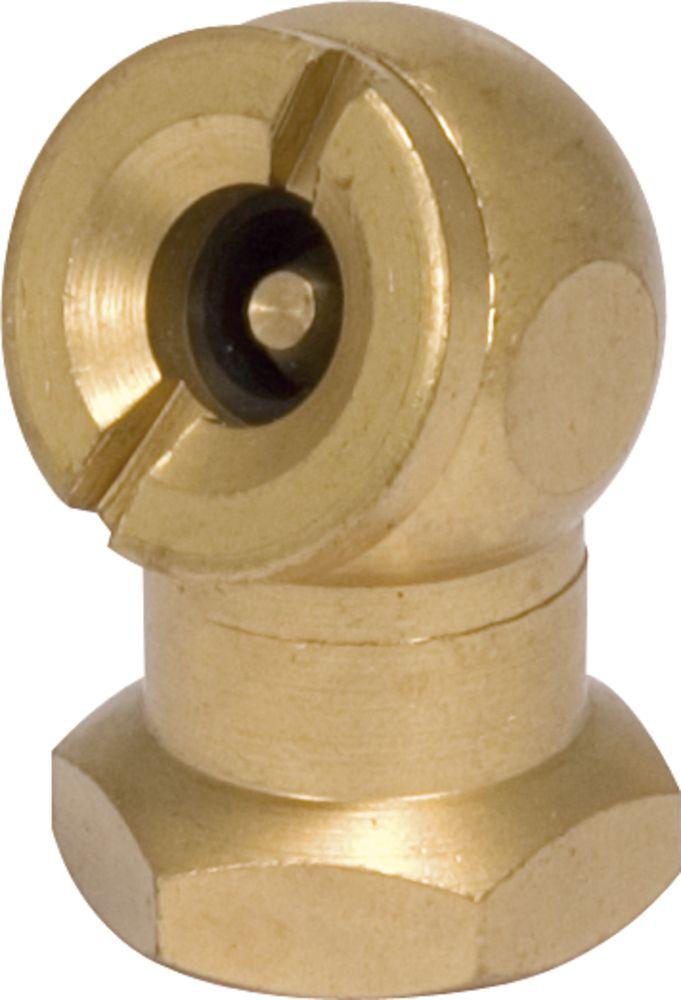 Bico para encher pneu simples 1/4" npt latão Vonder - 1