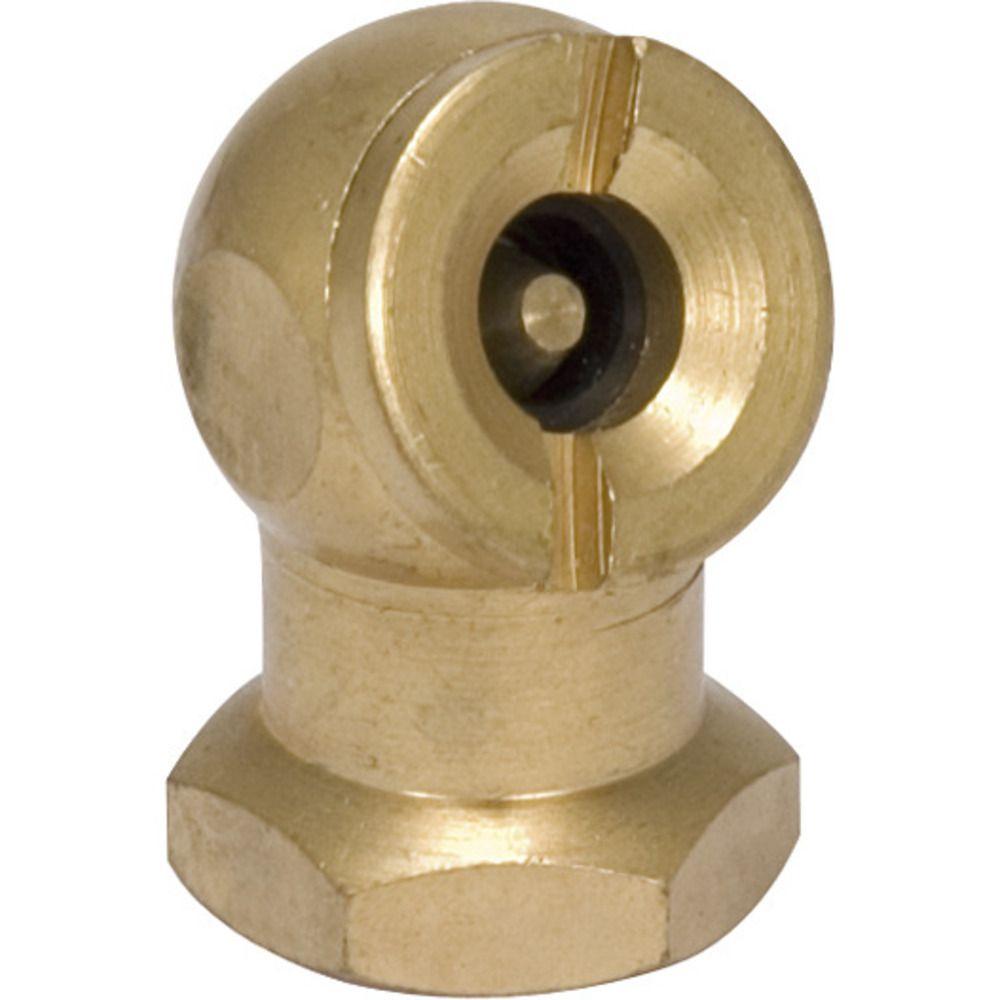 Bico para encher pneu simples 1/4" npt latão Vonder - 4