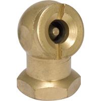 Bico para encher pneu simples 1/4" npt latão Vonder - 4