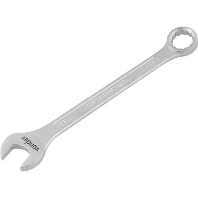 Chave combinada 21mm cromo vanádio fosco cartela - Vonder
