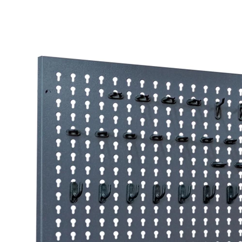 Painel para Ferramentas Em Aço 64x97cm c/ 48 Ganchos Presto - 4