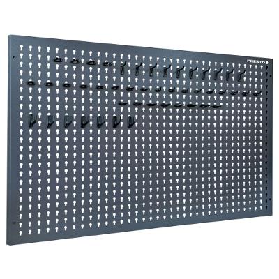 Painel para Ferramentas Em Aço 64x97cm c/ 48 Ganchos Presto