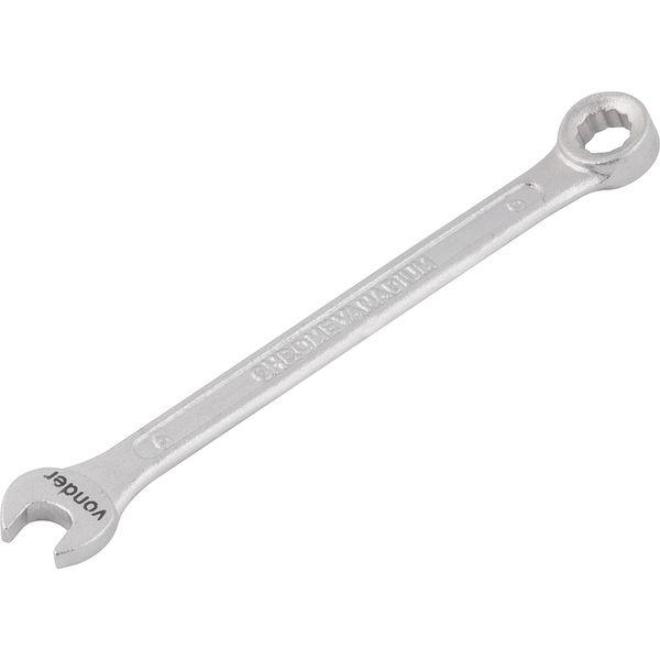 Chave combinada 06mm cromo vanádio fosco cartela Vonder - 1