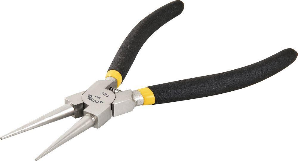 Alicate p/ anéis 7" 180mm int reto vanádio plast Vonder - 3