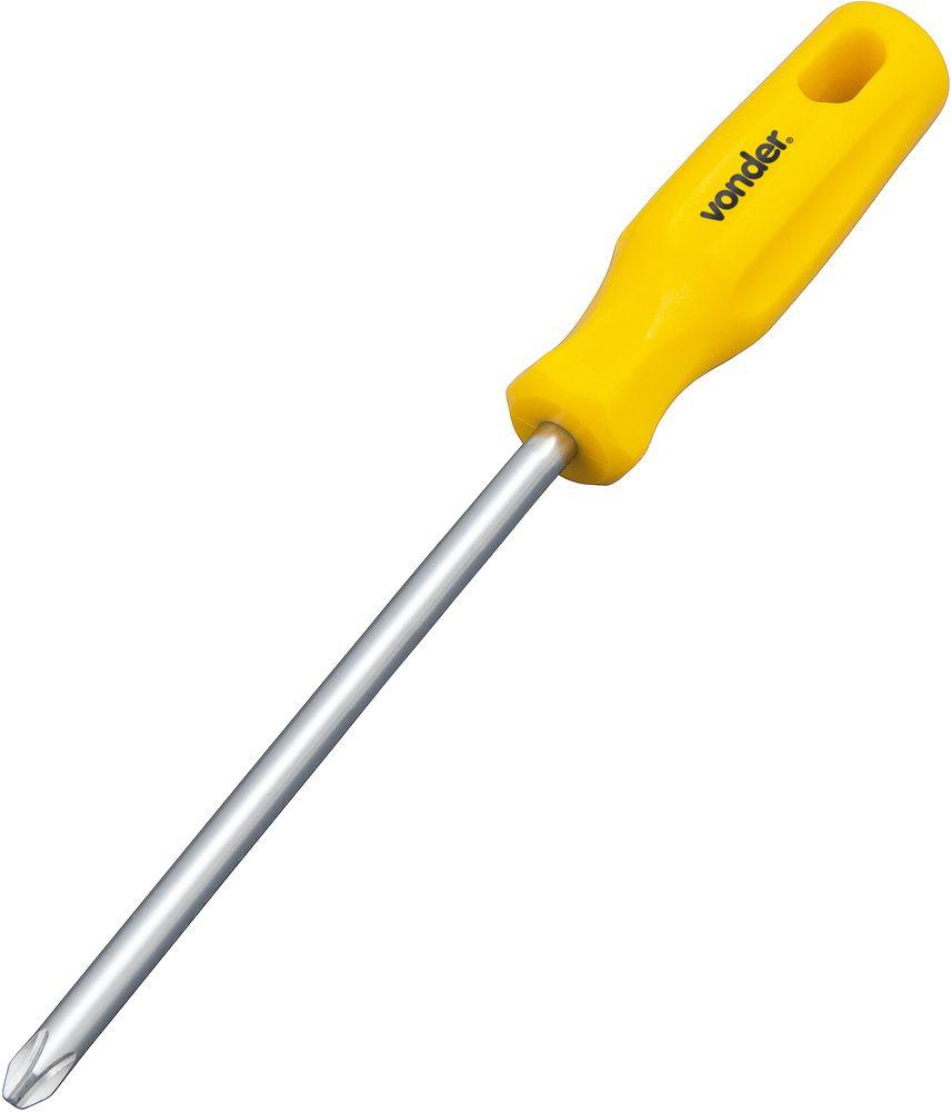 Chave phillips 5/16x6" n.3 cromo vanádio Vonder - 2