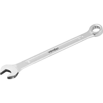Chave combinada 08mm cromo vanádio fosco cartela - Vonder