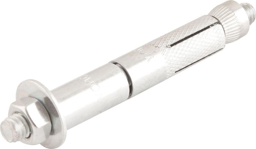 Chumbador 5/16x100mm prisioneiro zincado peça Vonder - 1