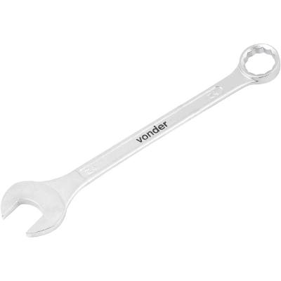 Chave combinada 24mm cromo vanádio fosco cartela - Vonder