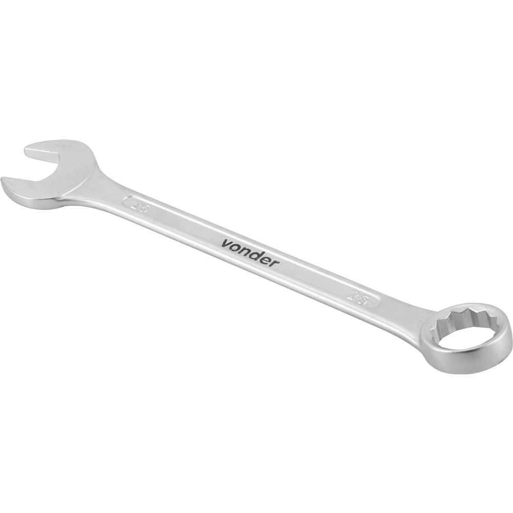 Chave combinada 25 mm aço cromo vanádio reta Vonder - 1