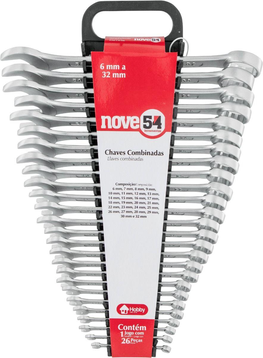 Chave Combinada Jg 6A32mm Combinada 26Pcs Ac Nove54 - 1
