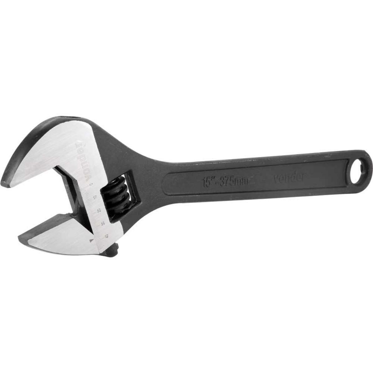 Chave inglesa ajustável 15" aço carbono fosfatizada Vonder - 2