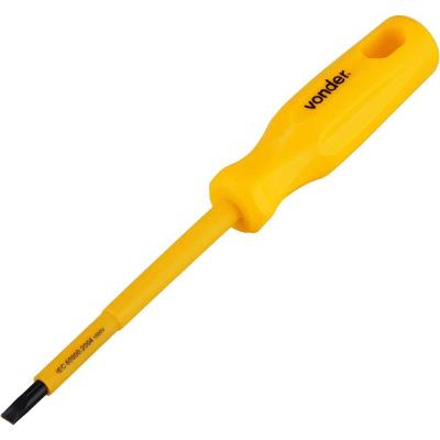 Chave fenda 3/16x4" cromo vanádio haste isolada 1000v Vonder