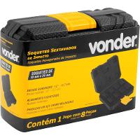 Jogo Soquete Sextavado Vonder 10 à 24 Encaixe 1/ 2" 8 peças - 4